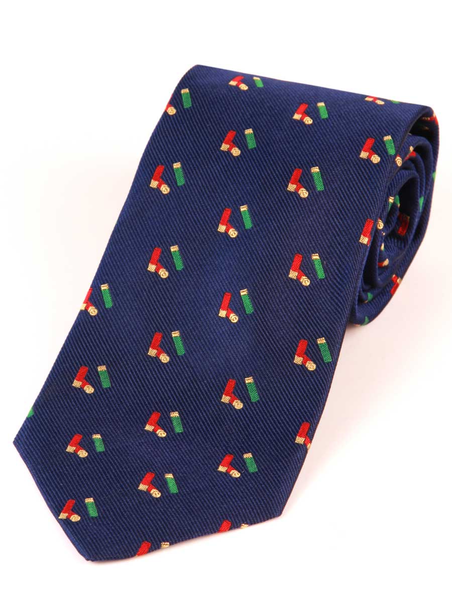 Atkinsons 'Cartridge' Silk Tie - Blue