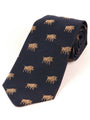 Atkinsons 'Boar' Silk Tie - Navy