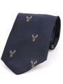 Atkinsons 'Stag' Silk Woven Tie, Navy