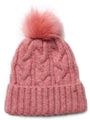 Failsworth Amelia Women's Knitted Beanie Hat, Pink