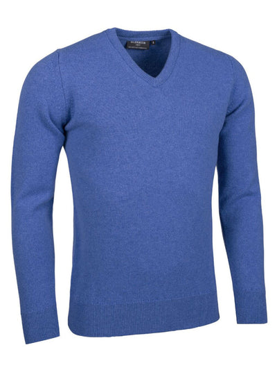 Glenmuir 1891 Lomond V Neck Lambswool Sweater, Tahiti Marl
