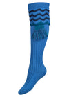 The Lady Grafton Shooting Sock - Azure - Medium