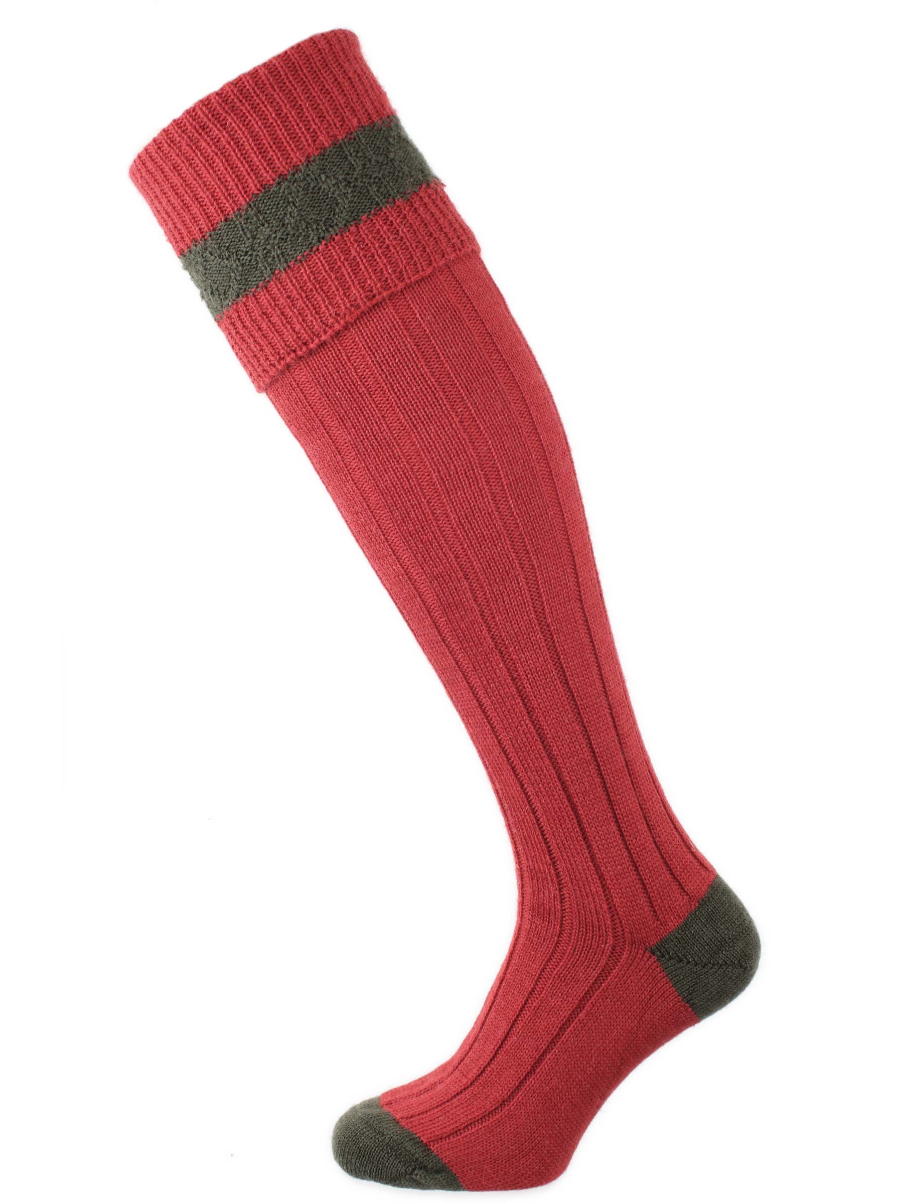 The Byron Shooting Sock - Ruby & Olive