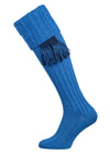 The Harris Cable Shooting Sock, Azure