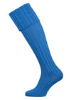 The Harris Cable Shooting Sock, Azure