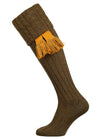 The Harris Cable 'Bracken' Merino Blend Shooting Sock