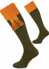 The Lomond Shooting Sock - Spruce & Ochre