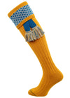 The Whitley Shooting Sock with Garter, Gold