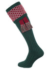 The Whitley Shooting Sock with Garter, Forest