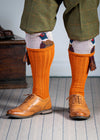 The "Percy" Pheasant Shooting Sock, Burnt Orange