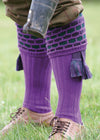 The Big Bee Honeycomb Shooting Sock Including Garter, Orchid