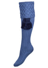The Lady Rannoch Shooting Sock, Denim