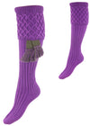 The Lady Rannoch Shooting Sock, Orchid
