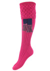 The Lady Rannoch Shooting Sock, Fuchsia