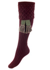 The Lady Rannoch Shooting Sock, Mulberry