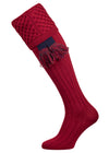 The Chelsea Shooting Sock - Deep Red