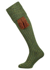 The Chelsea Merino Wool Shooting Sock, Moss Mix Marl