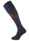The Chelsea Merino Wool Shooting Sock, Mid Navy