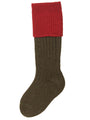 Children's Shooting Sock, Spruce & Brick Red
