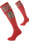 The Tayside Raindrop Shooting Sock, Chestnut