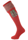 The Tayside Raindrop Shooting Sock, Chestnut