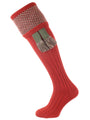 The Tayside Raindrop Shooting Sock, Chestnut