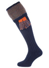 The Tayside Raindrop Shooting Sock, Navy