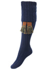 The Lady Harris Navy Shooting Sock