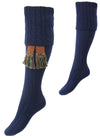 The Lady Harris Navy Shooting Sock