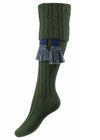 The Lady Harris Shooting Sock, Spruce