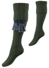 The Lady Harris Shooting Sock, Spruce
