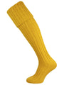 The Skye 'Turmeric' Cashmere Shooting Sock - Turmeric
