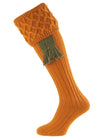 The Rannoch Shooting Sock - Ochre