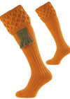 The Rannoch Shooting Sock - Ochre
