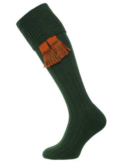 The Allensmore Cotton Cushion Foot Shooting Sock - Conifer
