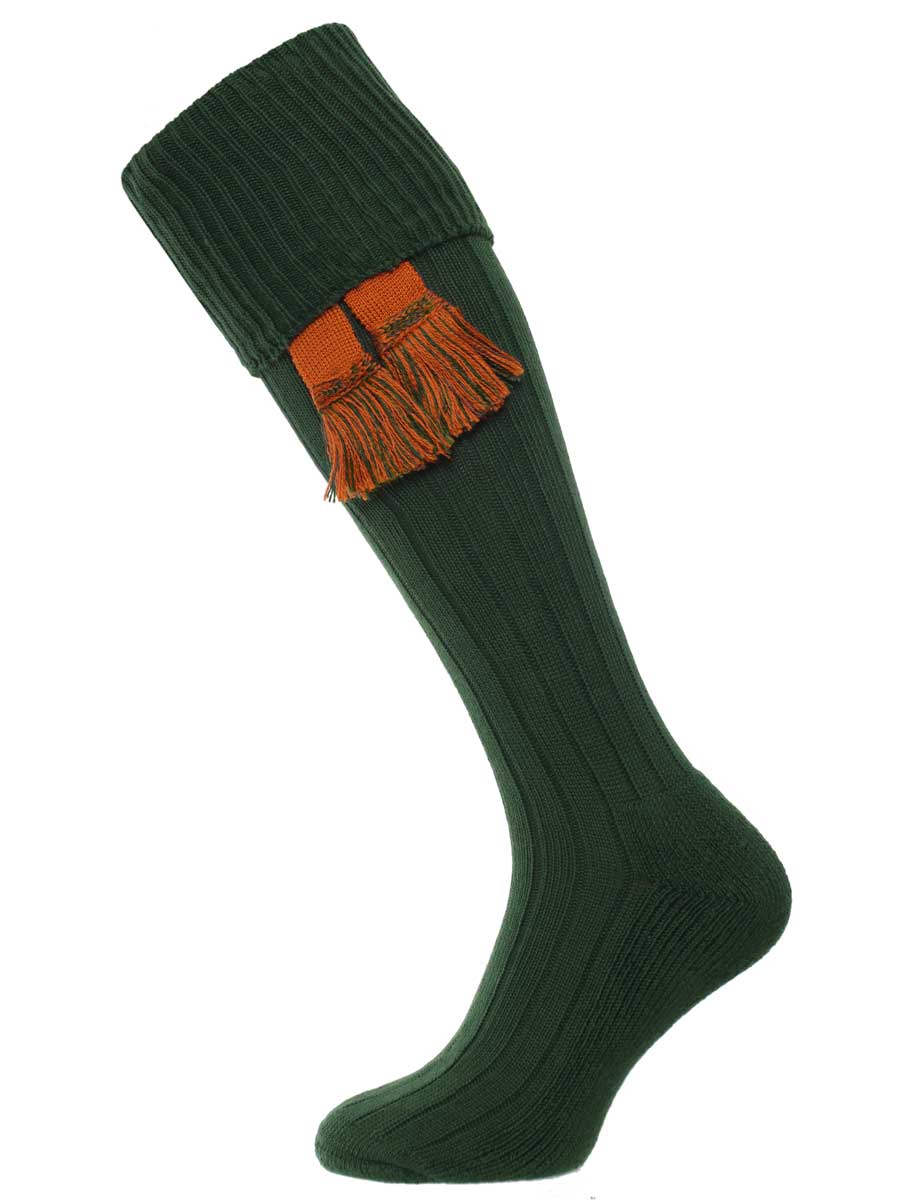 The Allensmore Cotton Cushion Foot Shooting Sock - Conifer