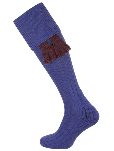 The Allensmore 'Royal Blue' Cotton Cushion Foot Shooting Sock