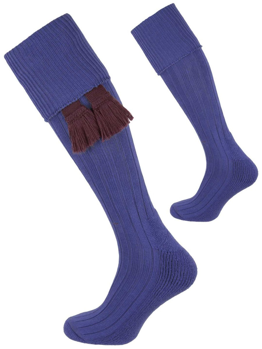 The Allensmore 'Royal Blue' Cotton Cushion Foot Shooting Sock