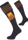 The Boughton 'Navy & Ochre' Shooting Sock