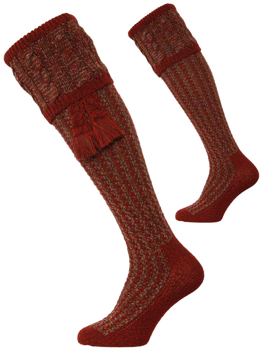 The Reiver Shooting Sock - Merlot