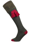 The Ambassador Merino Wool Shooting Sock - Hunter