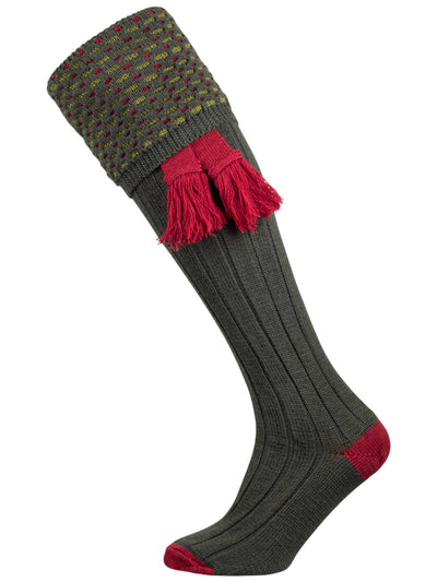 The Ambassador Merino Wool Shooting Sock - Hunter