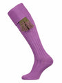 The Dodmarsh Cotton Shooting Sock, Mauve