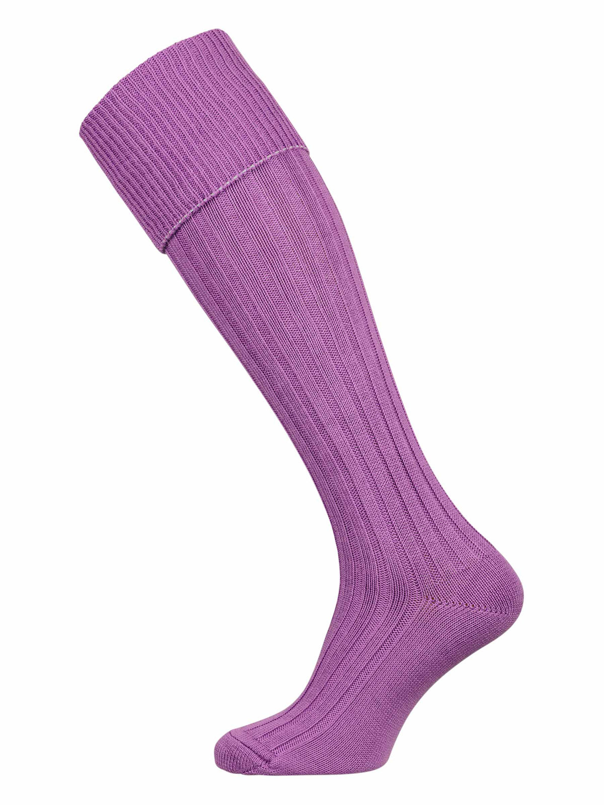 The Dodmarsh Cotton Shooting Sock, Mauve
