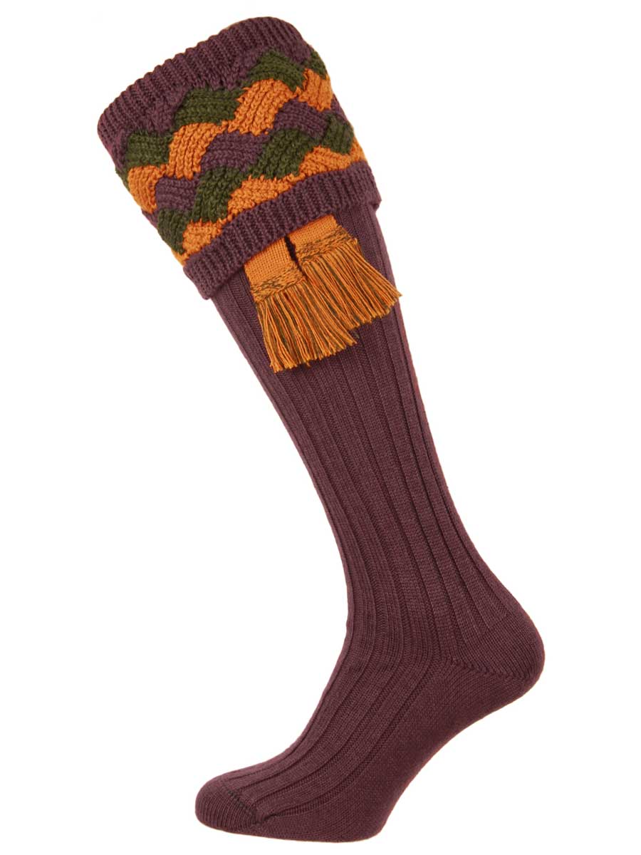 The Bowhill Thistle, Merino Blend Shooting Sock