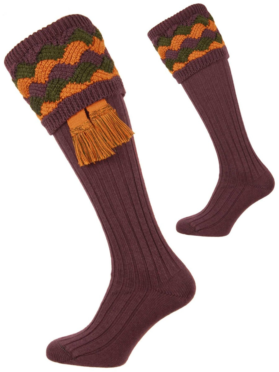 The Bowhill Thistle, Merino Blend Shooting Sock