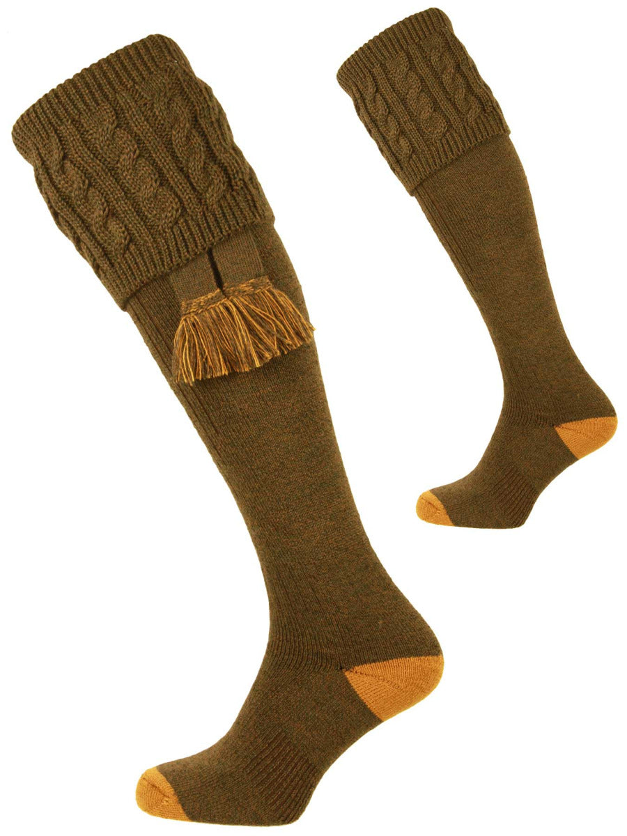 The Sutherland Bracken Cushion Foot Shooting Sock
