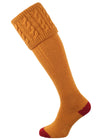 The Sutherland Cushion Foot Shooting Sock, Ochre