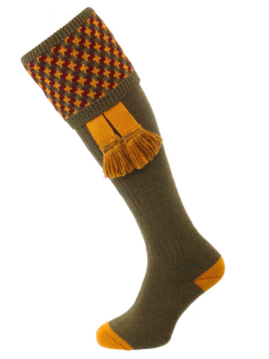 The Cromarty Cushion Foot Shooting Sock, Bracken