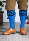 The Fownhope Shooting Socks and Garter, Azure